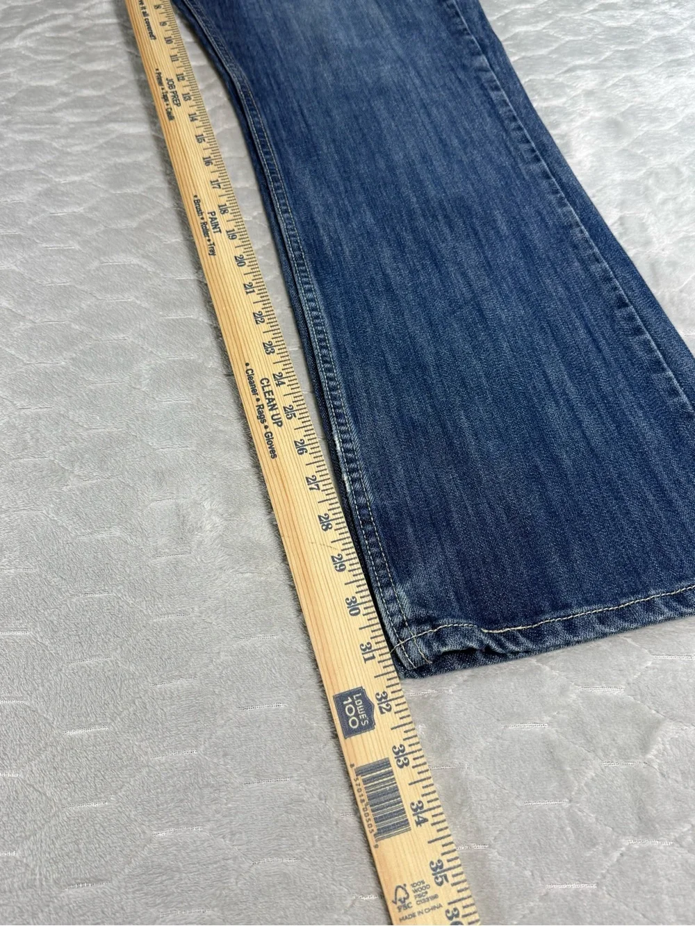 Wrangler 20X FR Flame Resistant Boot Cut Work Jeans Men’s 32x32 Blue